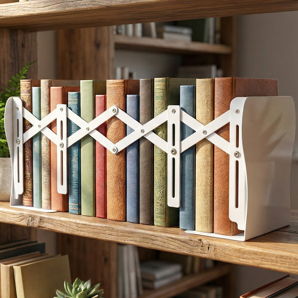 Desktop book stand made of heavy-duty iron for office and study use