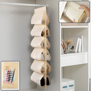 12-Pocket Hanging Shoe Organizer – Space-Saving Durable Storage