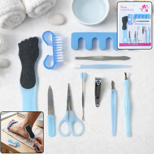 11 in 1 manicure pedicure kit – Complete nail care for home and salon